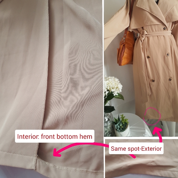 Beige Long Trench Coat|Spring/Fall|Lightweight - Picture 10 of 12